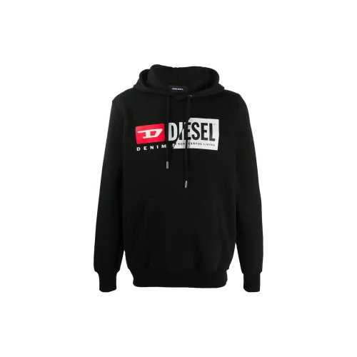 DIESEL Черные Мужские Свитшоты