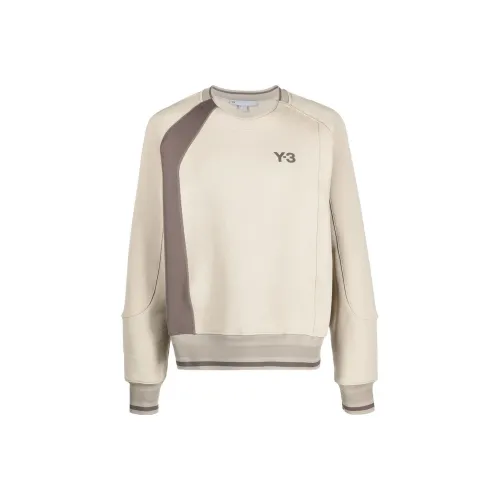 Y 3 Бежевый Мужской Свитшот