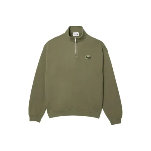 LACOSTE Хаки зеленый Унисекс Свитшоты