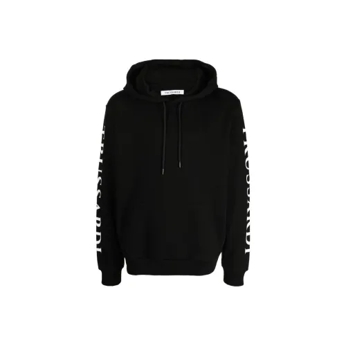 TRUSSARDI Мужские черные свитшоты