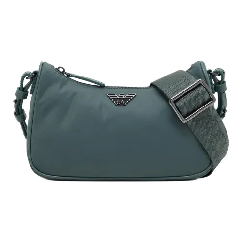 EMPORIO ARMANI Полиамид HOBO Сумка через плечо Маленькая Мужская Амбер Зеленый