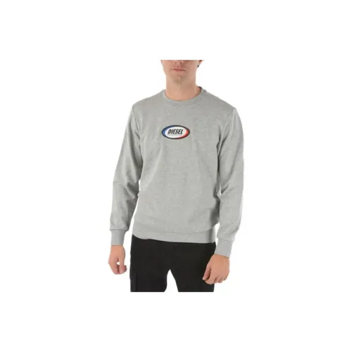 DIESEL Серый Мужской Свитшот