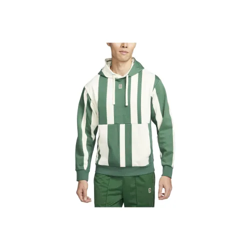 Nike Dri Fit Fleece Tennis Hoodie Sweatshirt Men's Green