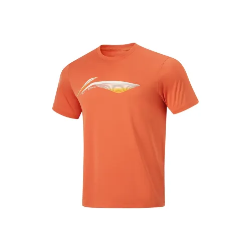 Лайнер Fitness Series T Рубашка Мужская Охра Апельсин
