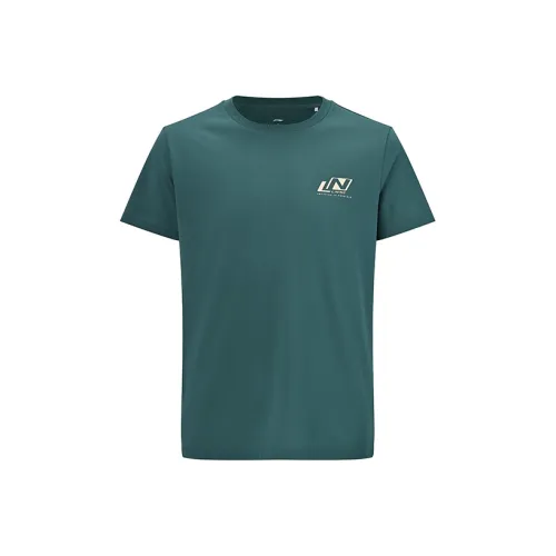LINING Table Tennis Series T Рубашка Унисекс Ink Green