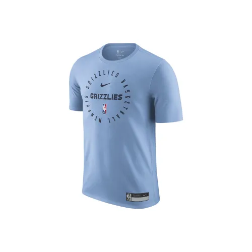 Nike Memphis Grizzlies DRI Форма NBA T-Shirt Мужская Светло-Синяя