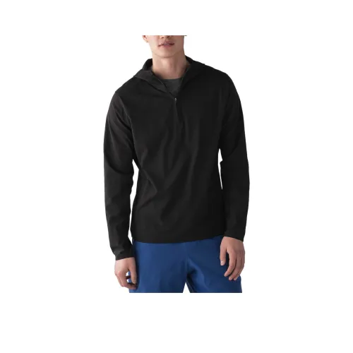 lululemon Шаговый шов N Sweat T Рубашка Мужская Черный BLK
