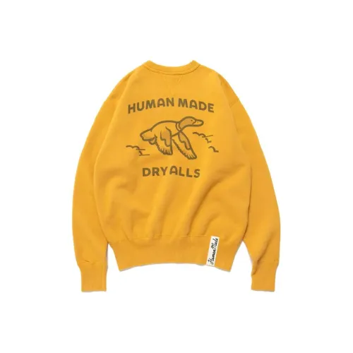 HUMAN MADE Желтый Унисекс Свитшоты