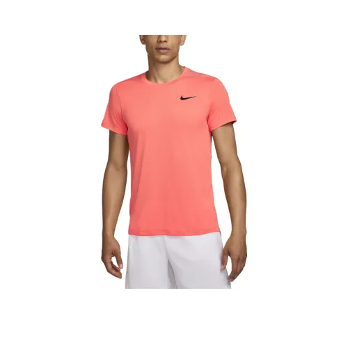nike Court SlamDri Теннис Рубашка Мужская Светло-дикий манго Черный