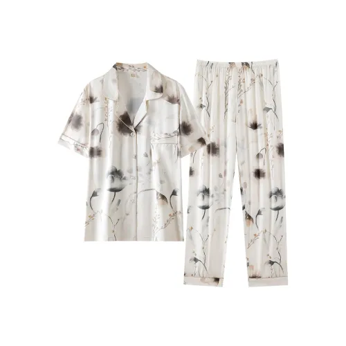 WUSE Пижамный комплект женский абрикосовый