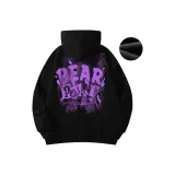 Чёрный [с капюшоном, утолщённый, с флисовой подкладкой]