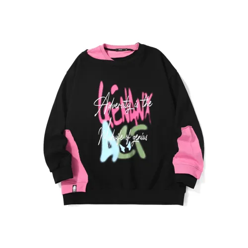 GENANX Черный Унисекс Свитшоты