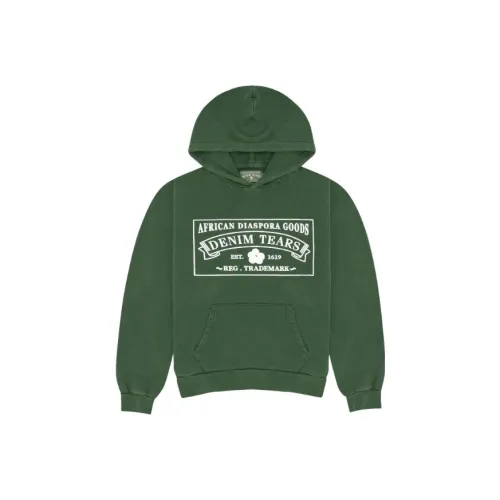 Denim Tears Co-brand Толстовка Унисекс Зеленый