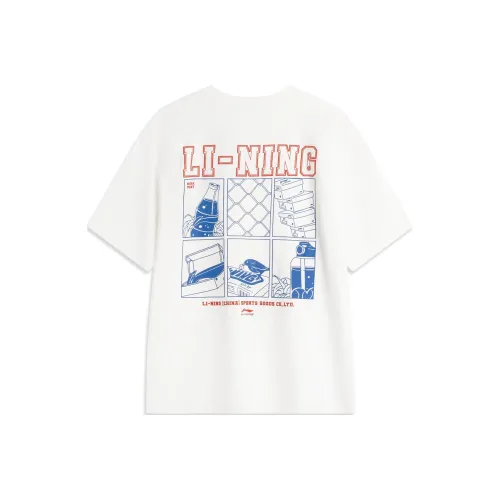 LINING Sports Life Collection Айвори Мужская Футболка