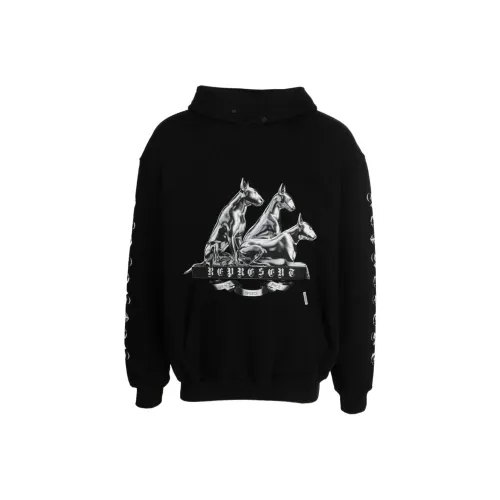 REPRESENT Черные Мужские Свитшоты