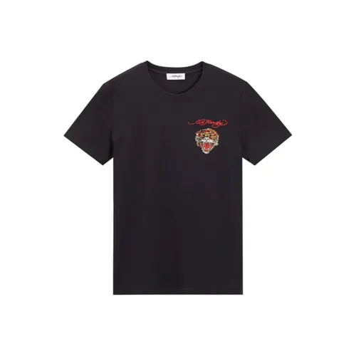 Ed Hardy Черные Мужские T-Рубашки