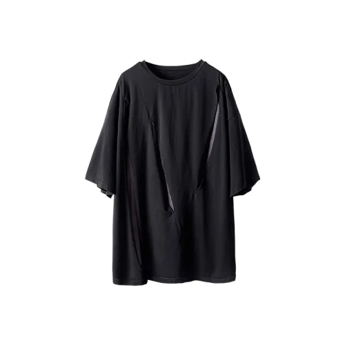 HUANXIANGZHE Черная унисекс футболка