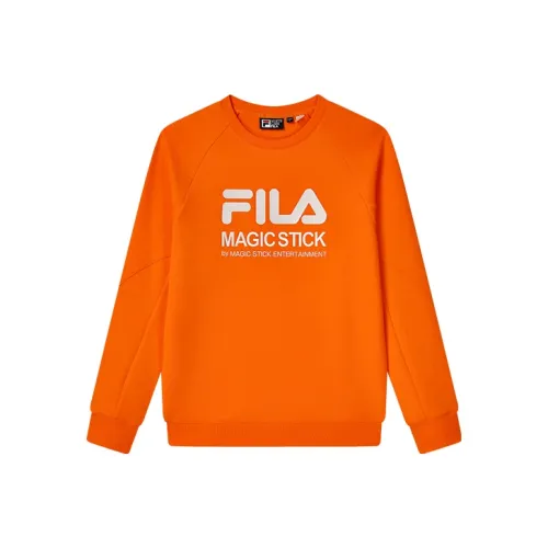 FILA Толстовка Мужская Темно-Оранжевая