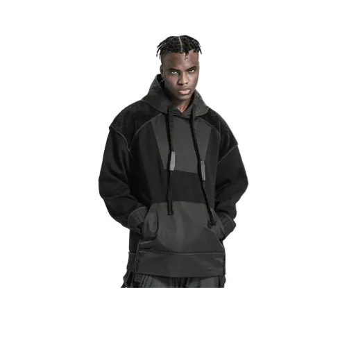 NORVINCY Разобранный стиль Аппликация Пэчворк Повседневный свитшот Унисекс