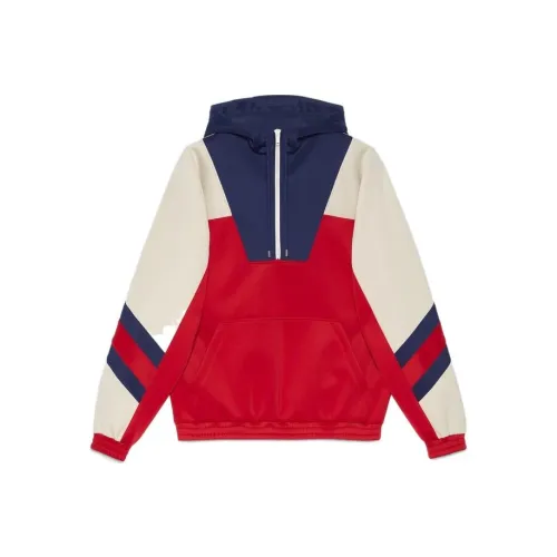 GUCCI Толстовка Мужская Красная Синяя