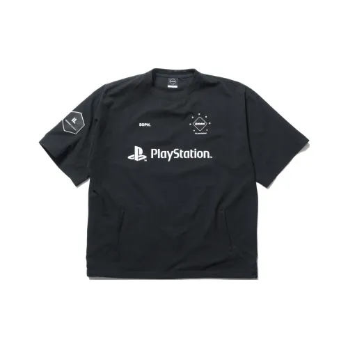 F.C Real Bristol PlayStation Co Фирменный черный Унисекс Футболка