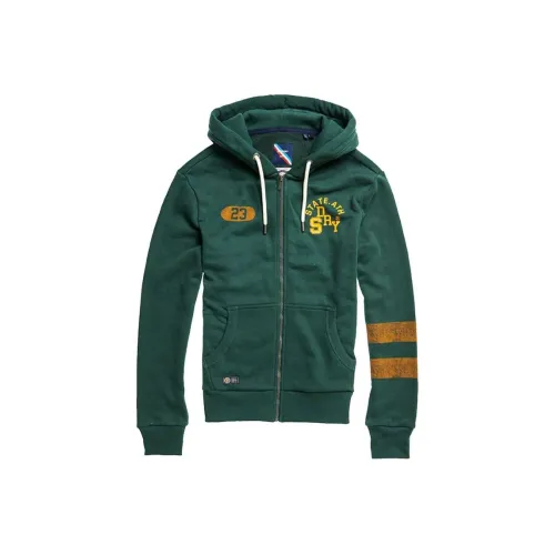 SUPERDRY Толстовка Мужская Зеленая Эмаль