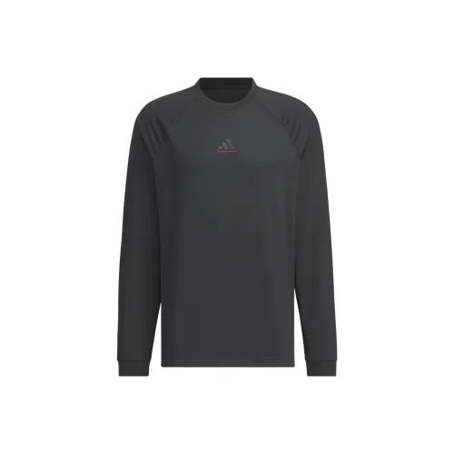 Adidas Баскетбол SS24 SHOOTING Рубашка T Рубашка Мужская Черная