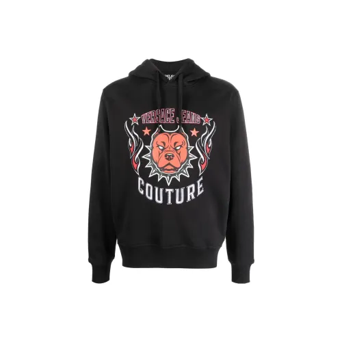 VERSACE JEANS COUTURE Черные Мужские Свитшоты