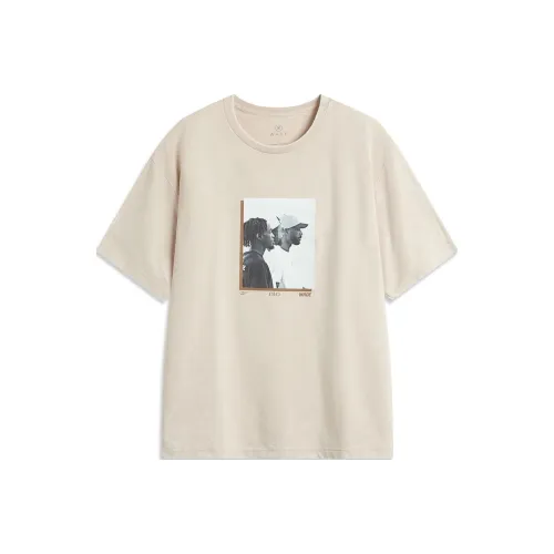 LINING T Рубашка Мужская Овсяный Серый Washed