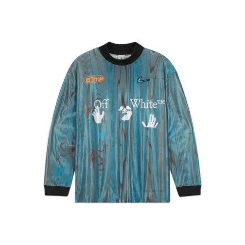 Nike X Off Белый Синий Мужские Толстовки