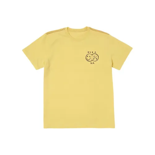 RVCA Желтая Мужская Футболка
