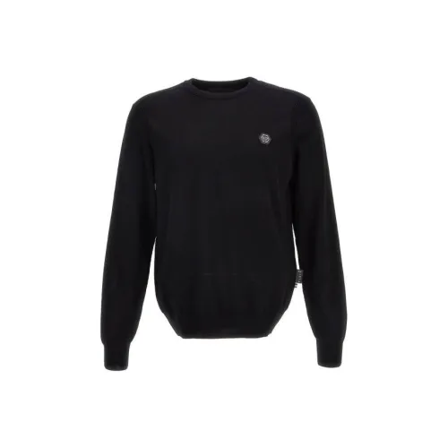 PHILIPP PLEIN Мужские черные свитшоты