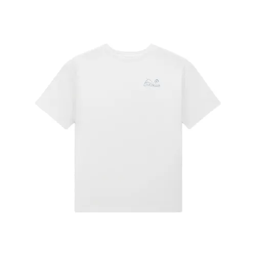 Конверс Горы T-Shirt Унисекс Белый