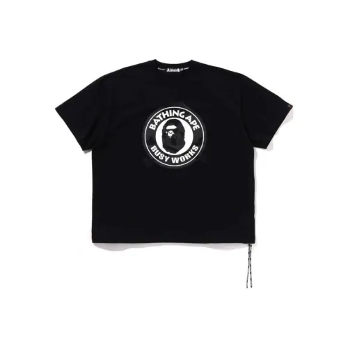 A BATHING APE mastermind JAPAN Черная мужская футболка с коротким рукавом