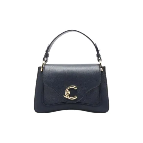 COCCINELLE C ME GRAIN LEATHER Одно плечо Сумка Маленькая Женская Полночный синий