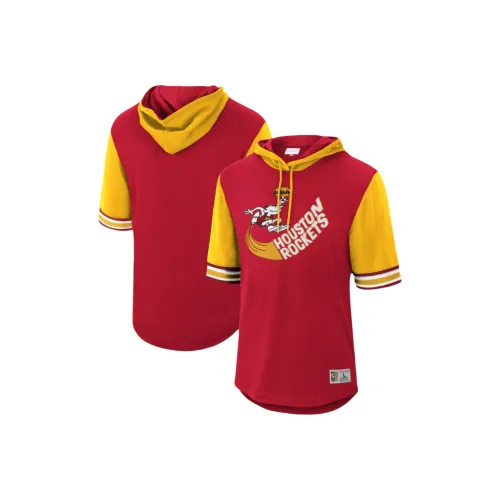 NBA x MITCHELL NESS Houston Rockets Buzzer Beater T-Shirt Мужская Красная