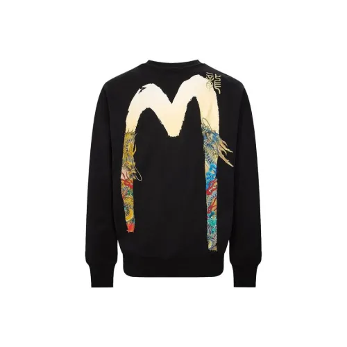 EVISU Черные Мужские Свитшоты