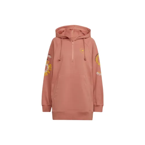 Adidas Stella McCartney PULL On Толстовка Унисекс Красный Розовый