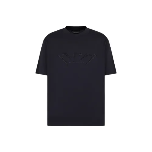 EMPORIO ARMANI Рубашка Мужская Морской Синий