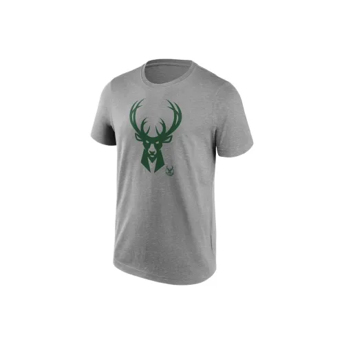 NBA Fanatics Milwaukee Bucks T-Shirt Мужской Серый
