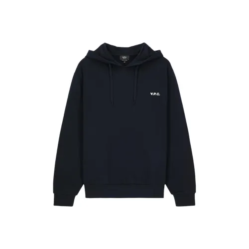 A.P.C Толстовка Мужская Темно-Морской Синий