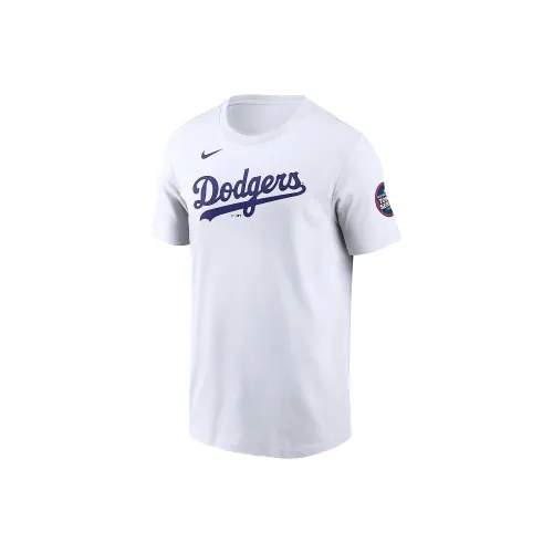 nike x MLB Los Angeles Dodgers Shogo Otsuka T-Shirt Мужской Белый