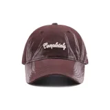 Тёмный кофейный [Американская футболка с вышивкой, граффити, бейсболка]