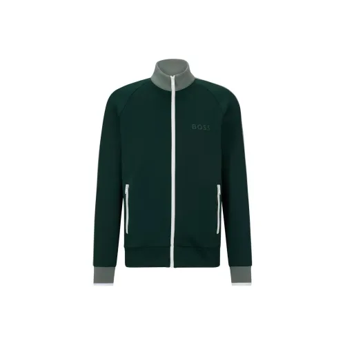 Hugo Boss Толстовка Мужская Темно-Зеленая