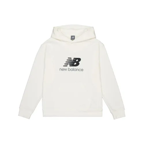 New Balance Белый цвет морской соли Унисекс Свитшоты