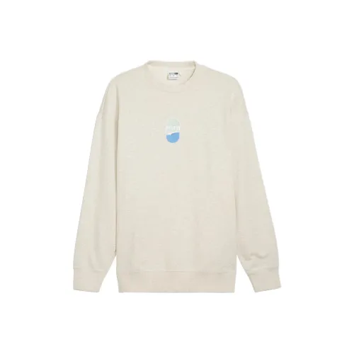 PUMA DOWNTOWN 180 CREW TR Толстовка Унисекс Light Бежевый