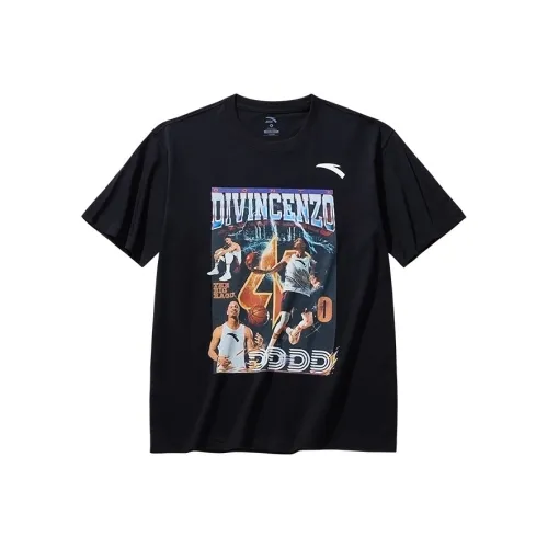 Anta Basketball Collection Т-рубашка Унисекс Черная