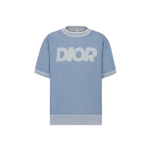 DIOR Мужские синие T-рубашки