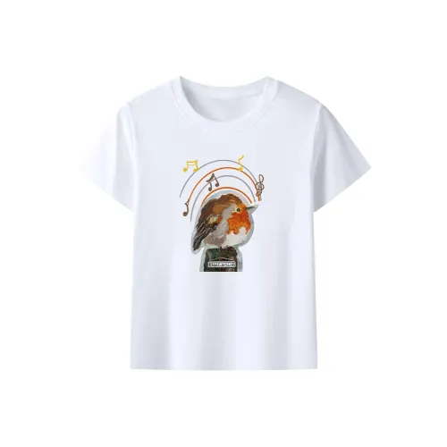 BANGEWEIXIAO Белая унисекс футболка