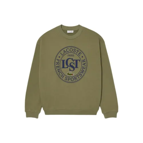 LACOSTE Collaboration Хаки Зеленый Мужские Толстовки